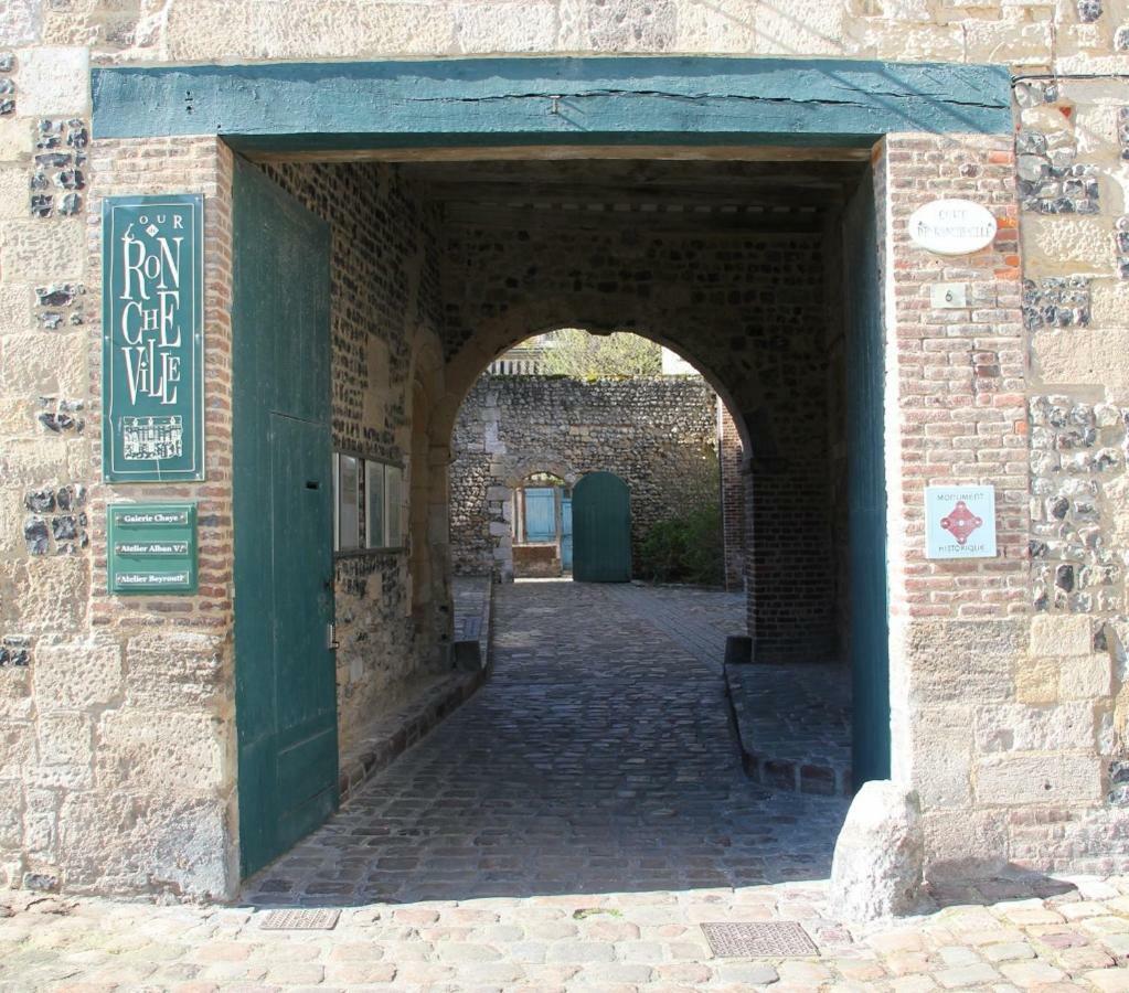 Ferienwohnung Fenetres Sur Cour - Centre Historique - Honfleur Exterior foto